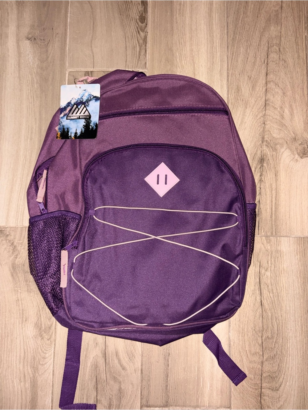 Summit Ridge Purple Backpack - Durable Everyday Pack for School